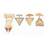 KNIGHTS OF PYTHIAS MEMBERSHIP & TRUSTEE BADGES