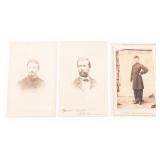 CIVIL WAR UNION NAMED 120th OHIO IR & SOLDIER CDV