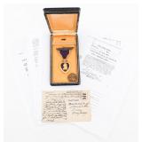 WWII US NAVY USS SCORPION KIA NAMED PURPLE HEART