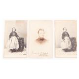 CIVIL WAR UNION SOLDIER & CHILDREN CDV PHOTOGRAPHS