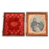 CIVIL WAR UNION SOLDIER AMBROTYPE PHOTOGRAPH