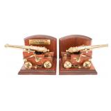 DESK CANNON BOOKENDS