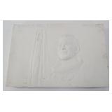 ASTRONAUT & USAF PILOT ED WHITE II PLASTER PLAQUE