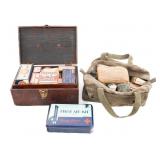 WWII US ARMED FORCES MEDIC FIRST AID KIT SUPPLIES
