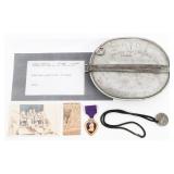 WWI US AEF 312th AMBULANCE CO. NAMED PURPLE HEART