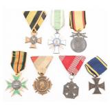WWI IMPERIAL GERMAN & AUSTRIAN MEDALS