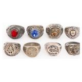WWII - COLD WAR US ARMED FORCES SIGNET RINGS