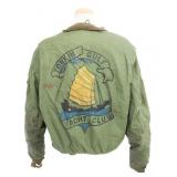 VIETNAM WAR USN PAINTED BUWEP WINTER FLYING JACKET