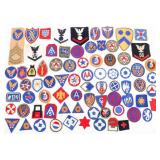 WWII US ARMED FORCES RATING & DIVISION PATCHES