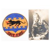WWII USAAF TUSKEGEE AIRMAN 322nd FG PATCH & PHOTO
