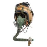 COLD WAR US NAVY H-4 FLIGHT HELMET & OXYGEN MASK