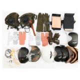 COLD WAR USAF FLIGHT HEMET PARTS & AVIATION GEAR