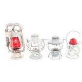 WWI - WWII US FIRE DEPARTMENT & RAILROAD LANTERNS
