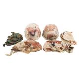 GULF WARS US ARMY PASGT HELMETS & CAMO COVERS