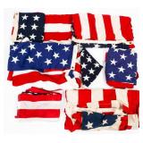 WWI - COLD WAR US 48, 49, & 50 STAR FLAGS