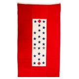 WWII US ARMED FORCES 24 STAR SON IN SERVICE FLAG