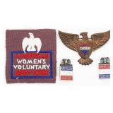 WWII AMERICAN WOMENS VOLUNTARY SERVICE PATCH