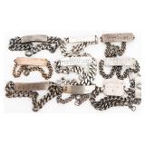 WWII USMC PERSONAL ID BRACELETS
