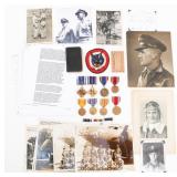 WWII US B-17 "BLACK JACK" NAMED CREWMAN DFC GROUP