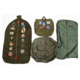 VIETNAM WAR US FLIGHT HELMET & UNIFORM BAGS
