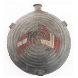 CIVIL WAR CONFEDERATE M1858 BULLSEYE CANTEEN