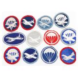 WWII US ARMY AIRBORNE & PARATROOPER CAP PATCHES