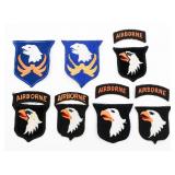 WWII - POST WAR US 101st AIRBORNE DIVISION PATCHES