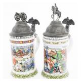 MODERN MADE GERMAN BEER STEINS