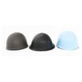COLD WAR EUROPEAN MILITARY COMBAT HELMETS