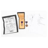 WWII USAAF 728th BS KIA PURPLE HEART GROUPING