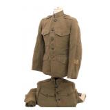 WWI US ARMY ROTC CADET TUNICS & BREECHES