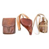 WWII JAPANESE NAMBU PISTOL HOLSTER & FIELD GEAR