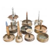WWII US ARMY ORDNANCE TRENCH ART ASH TRAYS