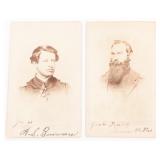 CIVIL WAR UNION NAMED 42nd OHIO IR CDV PHOTOGRAPHS