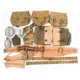 WWII US M1926 D-DAY FLOTATION BELT & FIELD GEAR