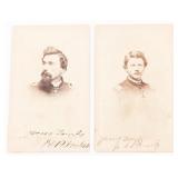 CIVIL WAR UNION NAMED 42nd OHIO IR CDV PHOTOGRAPHS