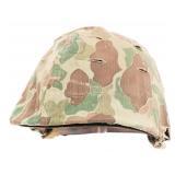 WWII - KOREAN WAR USMC M1 COMBAT HELMET & COVER