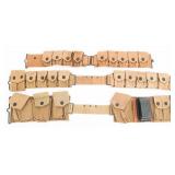 WWI US ARMY M1918 BAR & M1910 CARTRIDGE BELTS