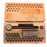 WWII US MARKING OUTFIT FOR STAMPING METAL