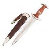 WWII GERMAN SA DRESS DAGGER by GEBRUDER BORN