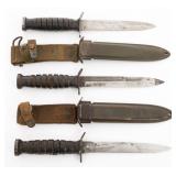 WWII US ARMY M3 FIGHTING KNIVES