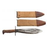 WWI US ARMY M1917 BOLO BAYONET & EXTRA SCABBARD