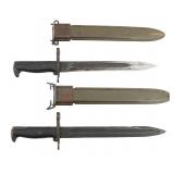 WWII US ARMY M1905E1 & M1 BAYONETS by UFH & AFH