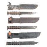 COLD WAR USN & USMC MkII FIGHTING KNIVES