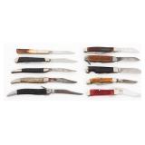 FOLDING POCKET KNIVES - BUCK, CAMILLUS, CASE XX