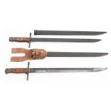 WWII IMPERIAL JAPANESE LATE WAR TYPE 30 BAYONETS