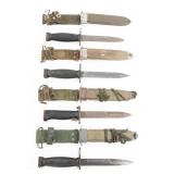COLD WAR US ARMY M4, M5 & M7 BAYONETS