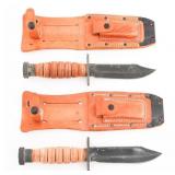 MODERN USAF JET PILOT SURVIVAL KNIVES BY ONTARIO