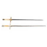 CIVIL WAR ERA US MILITIA NCO SWORDS