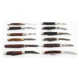 FOLDING POCKET KNIVES - HENCKELS, CAMILLUS, CASE